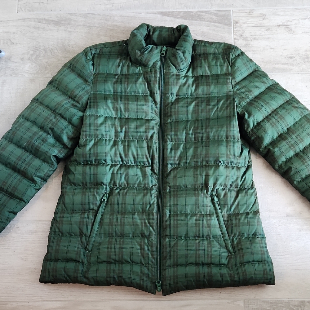 J. Jill Green Down Jacket Size SP